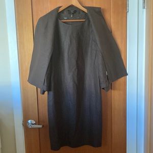 Talbots Irish linen sheath dress with jacket